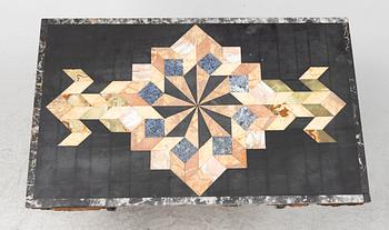 A side table with top made of pietra dura, 20th century.