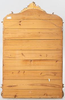 Mirror, Rococo style, late 19th century.