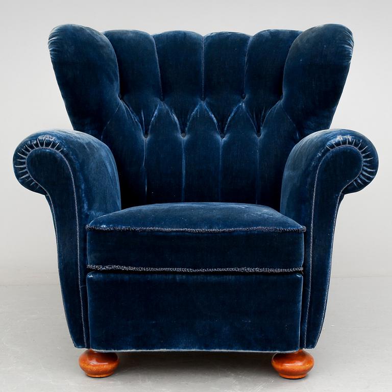 FÅTÖLJ, möjligen DUX, 1950-tal.