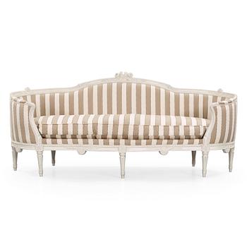 A Gustavian sofa.