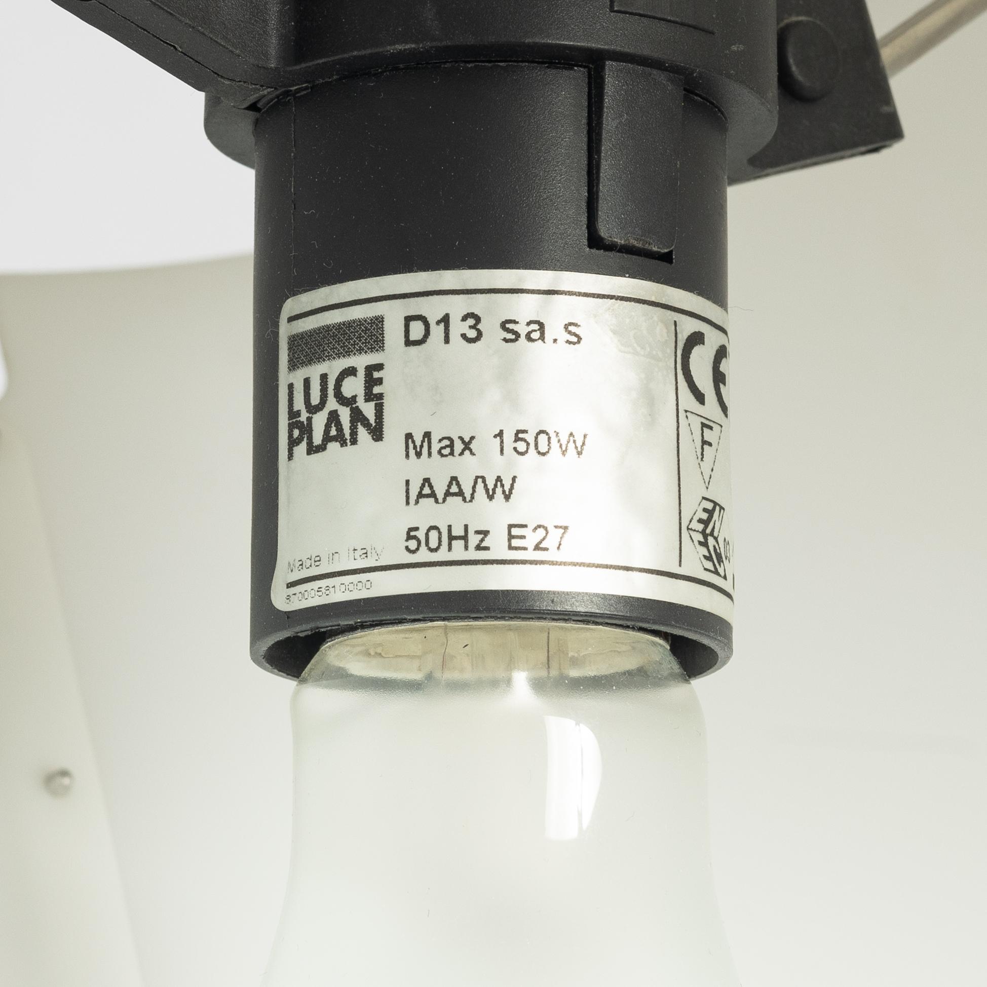 Taklampor, 3 st, "Costanza", Luceplan.