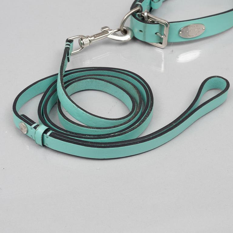 Tiffany & Co, hundhalsband med scarf.