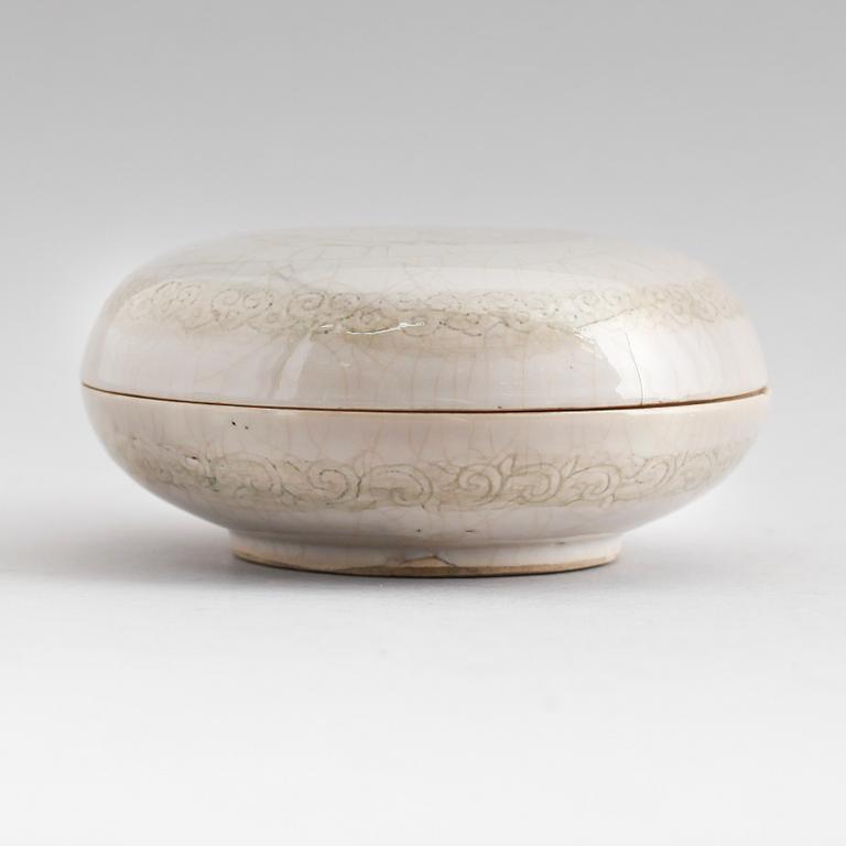 LOCKASK, porslin, Kina, sannolikt 1900-tal.