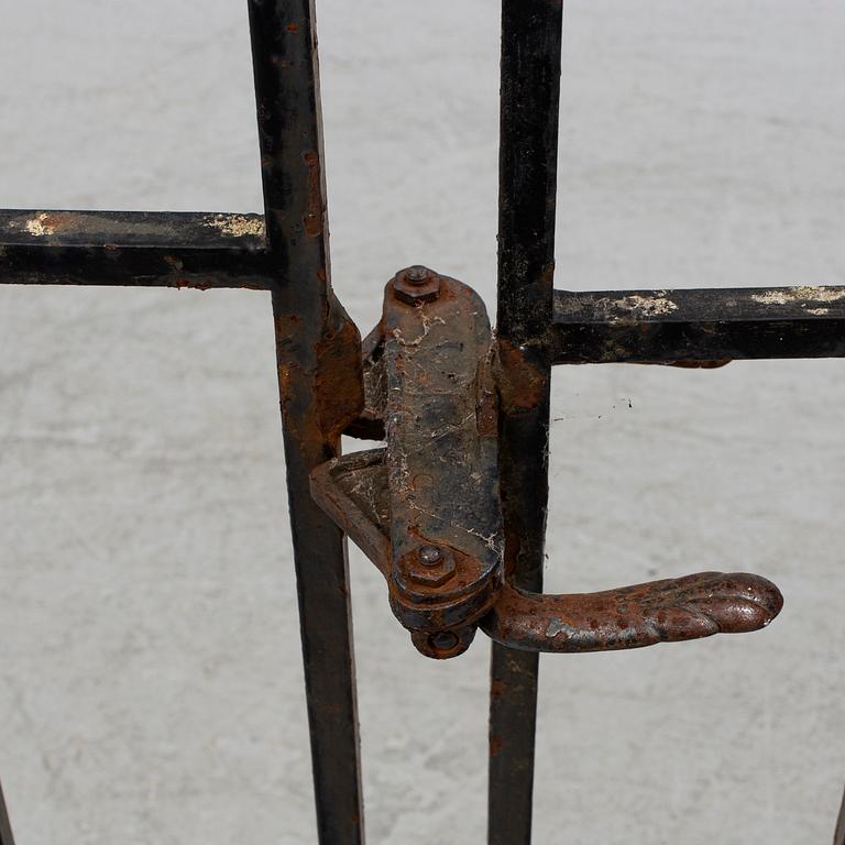 A pair of cast iron gates from the early 20th Century.