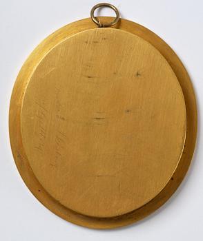 Jacob Axel Gillberg, Young woman with red scarf (Miss Skönborg).