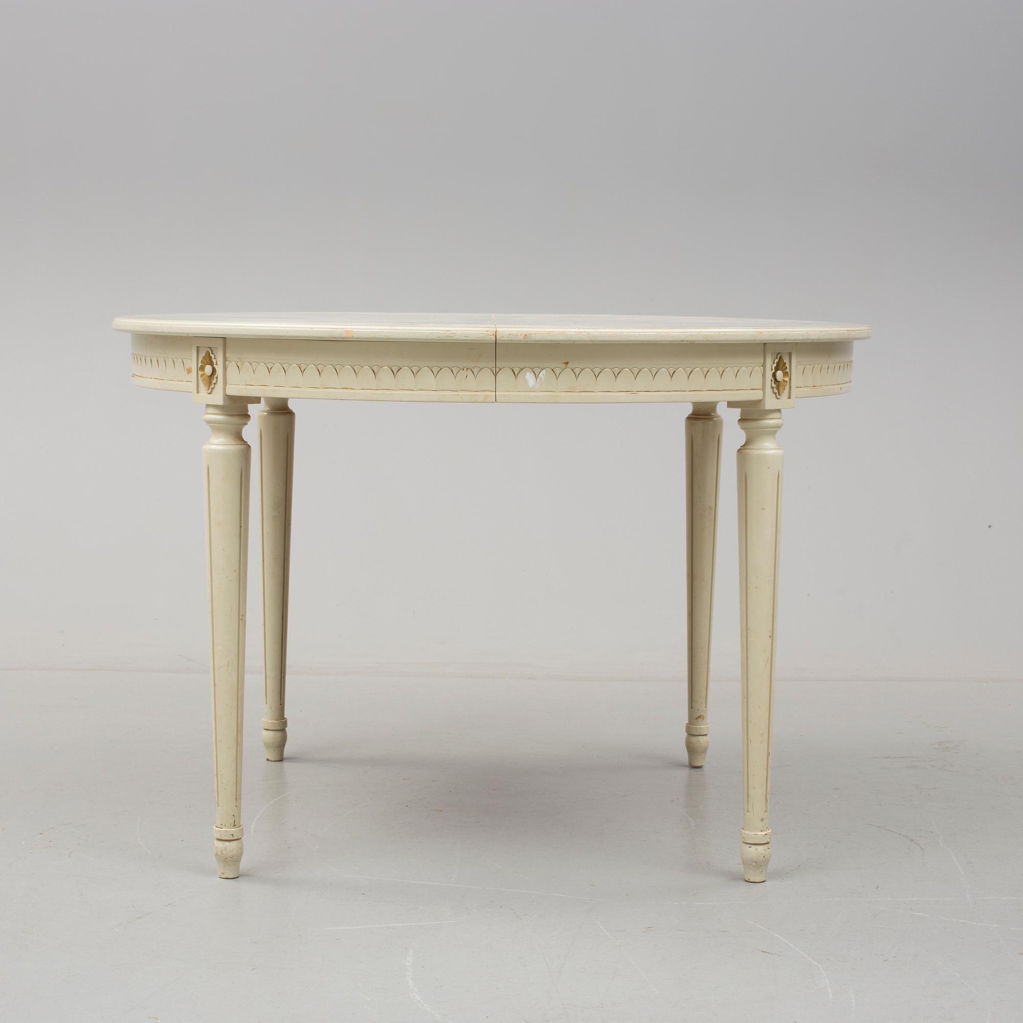 MATBORD, Gustaviansk stil, 1900-talets andra hälft.