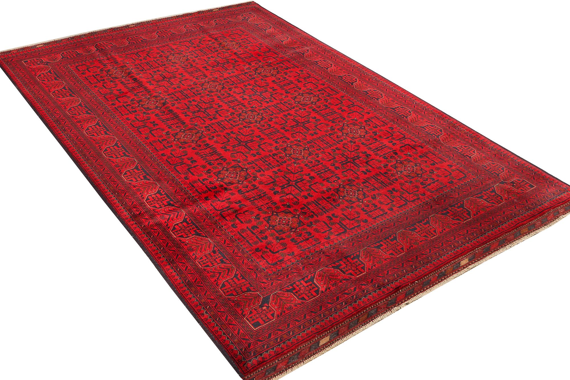 An Afghan Mamluk carpet, c. 292 x 204 cm.