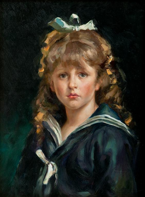 Dora Wahlroos, GIRL IN A SAILOR DRESS.