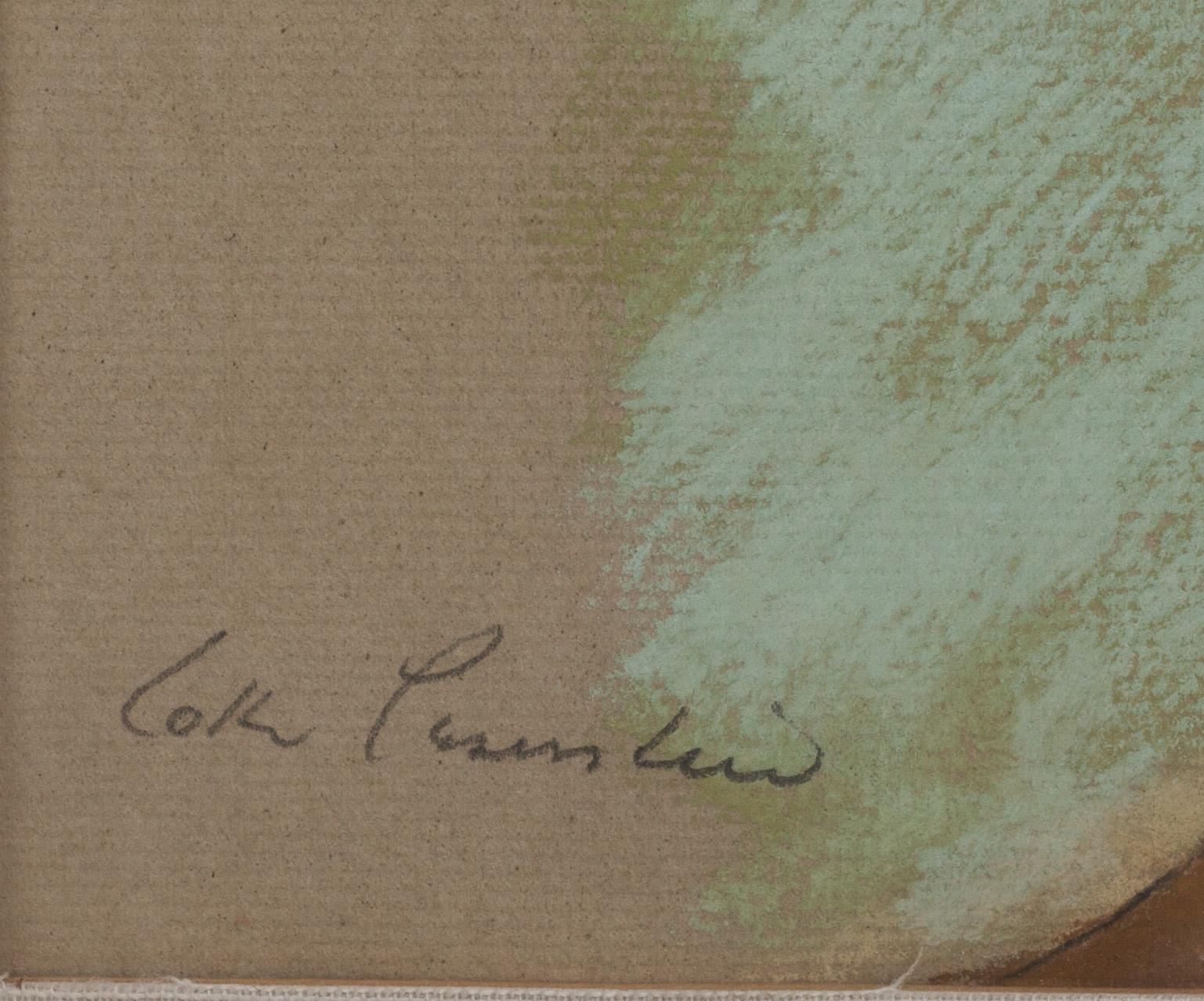 LOTTE LASERSTEIN, pastell, signerad.