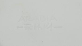 MOCKAKOPPAR, 6 st. och SKÅLAR, 2 st, risporslin, Friedl Holzer-Kjellberg, Arabia, Finland 1900-talets senare hälft.