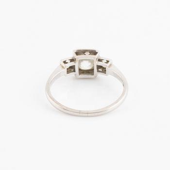 Old cut diamond ring, Strömdahls.