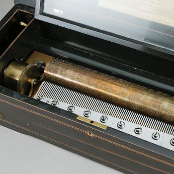 CYLINDERSPELDOSA, 1800-talets andra hälft.