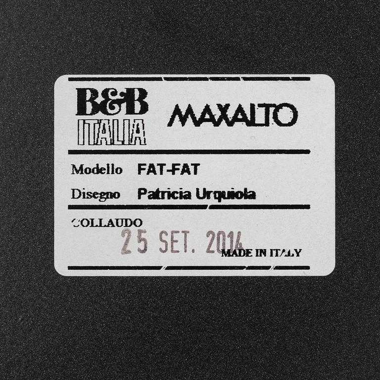 Patricia Urquiola, a set of two coffe tables, model 'Fat-Fat' for B&B Italia, modern manufacturing.