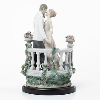 Lladró, figurin, "Moonlight love", Spanien.