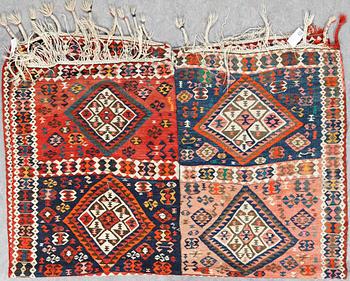 KELIM, Antik Nordvästpersisk, ca 215x155 cm.