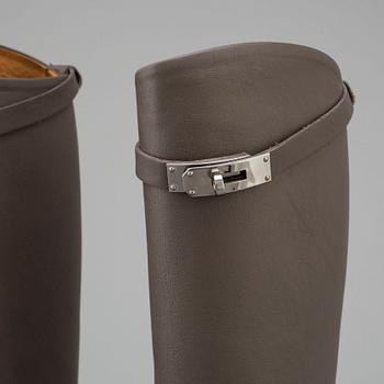 HERMÈS, "Jumping leather riding boots", stövlar, 2013, storlek 38.