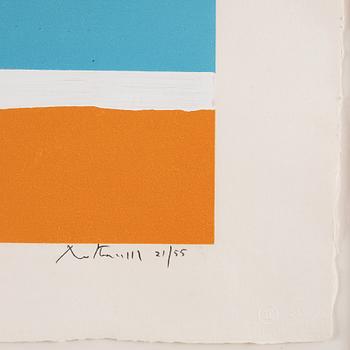 Robert Motherwell, "Harvest with two stripes".