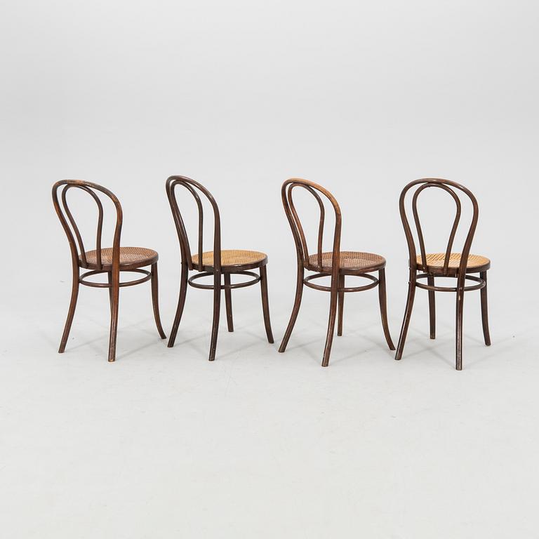 Chairs 4 pcs, 2 pcs Thonet from the first half of the 20th century.