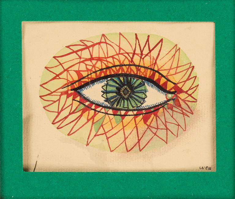 PETER WEISS, two gouache on paper, signed Weiss and signed and dated Weiss 47.