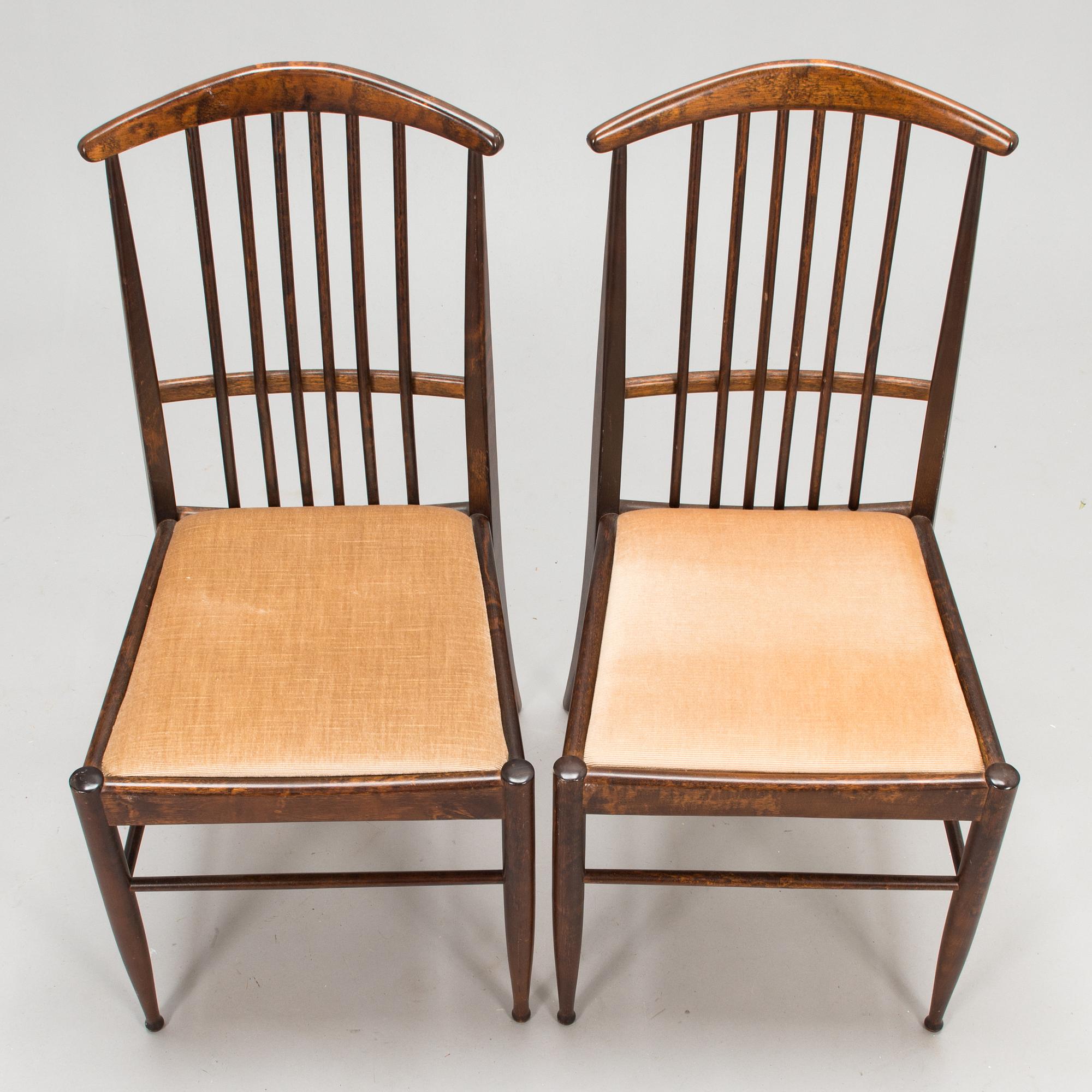 Kerstin Hörlin-Holmquist, Eight 1970's 'Charlotte' dining chairs for Asko.