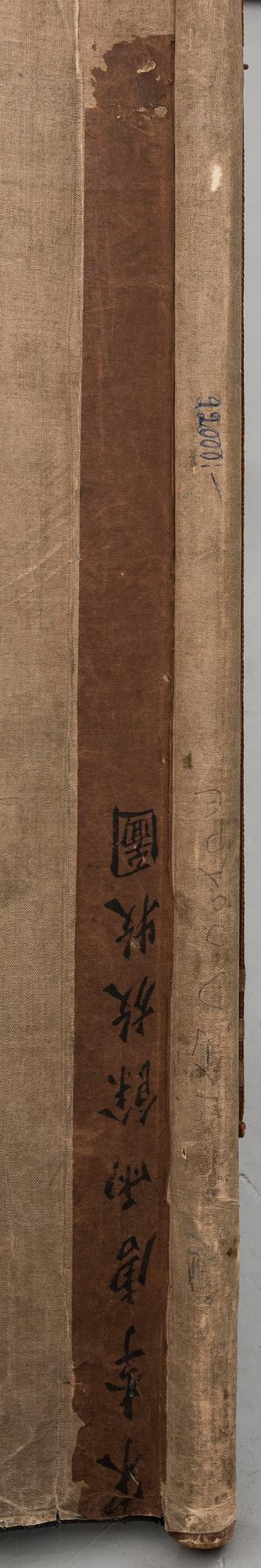 Two hanging scrolls.