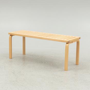 Alvar Aalto, a "153A" bench, Artek, 21st century.