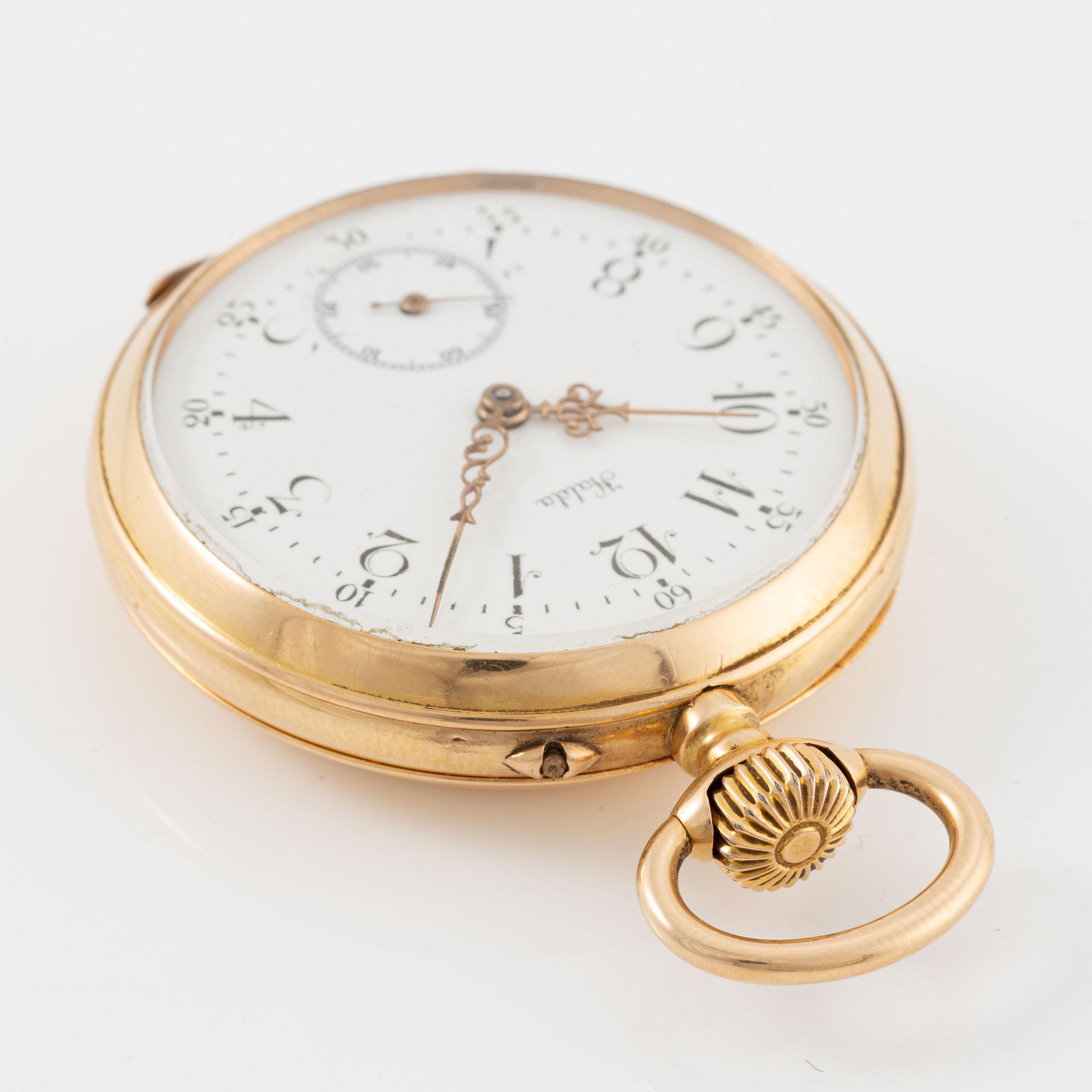 Halda, pocket watch, 40 mm.