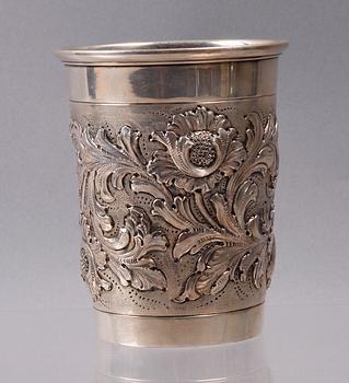 BÄGARE, sterlingsilver, barockstil. Svenska Importstämplar, 1900-tal.