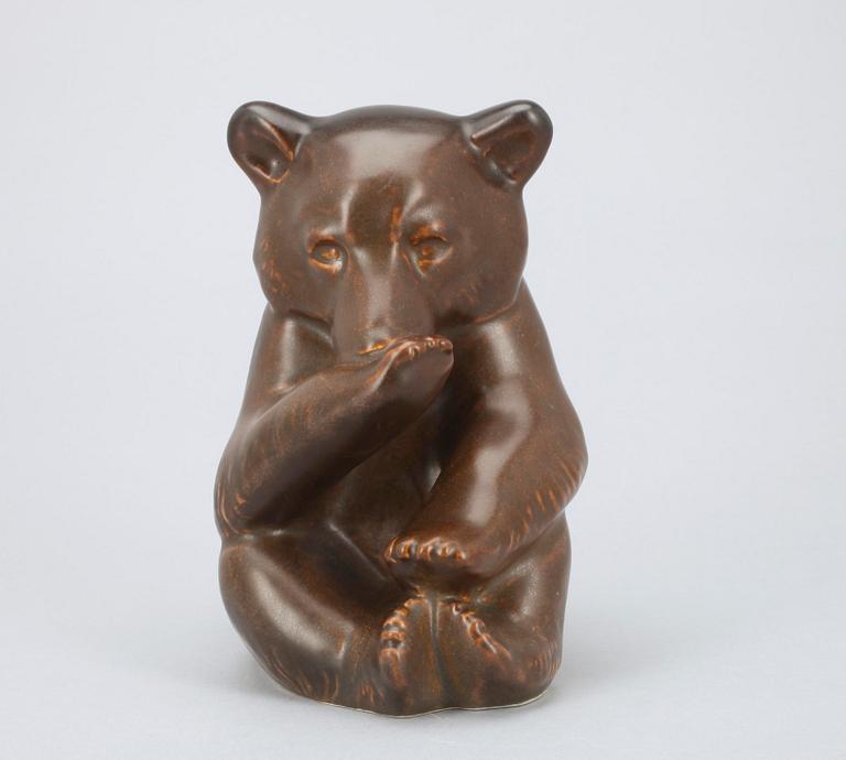 LEA VON MICKWITZ (FINLAND), figurin, keramik, sign. i godset L v Mickwitz, Arabia.