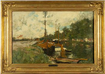 Armand Apol, By the canal.