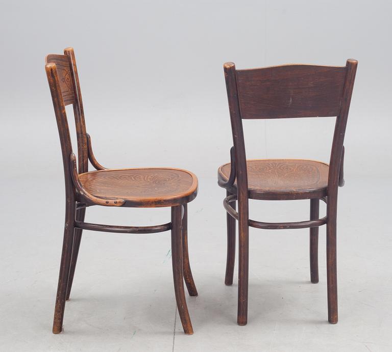 STOLAR, 6+2, bl a Thonet, 1900-talets första hälft.