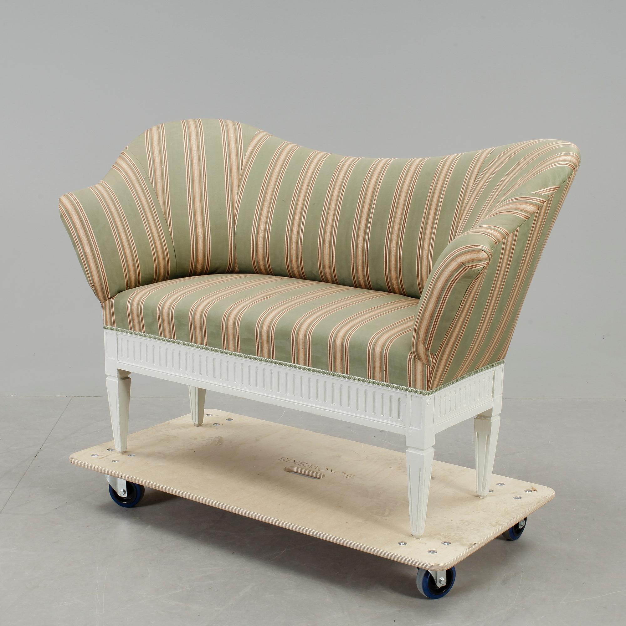 SOFFA, sengustaviansk, omkring 1800.