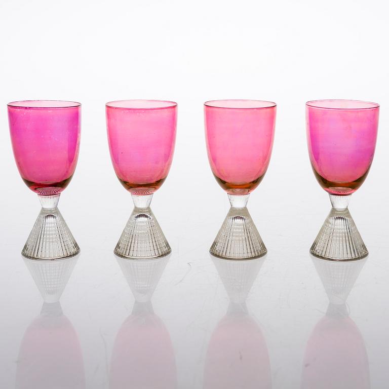 TAPIO WIRKKALA, A set of 'Briljant' glasses, totally 22, latter half of the 20th Century.