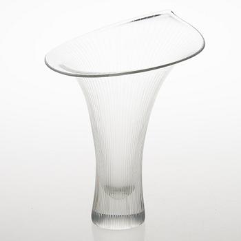 TAPIO WIRKKALA, A 'Chanterelle' glass vase, signed Tapio Wirkkala, Iittala.