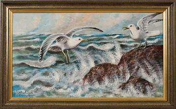 ELIS BARKSTEDT, olja på duk, signerad.