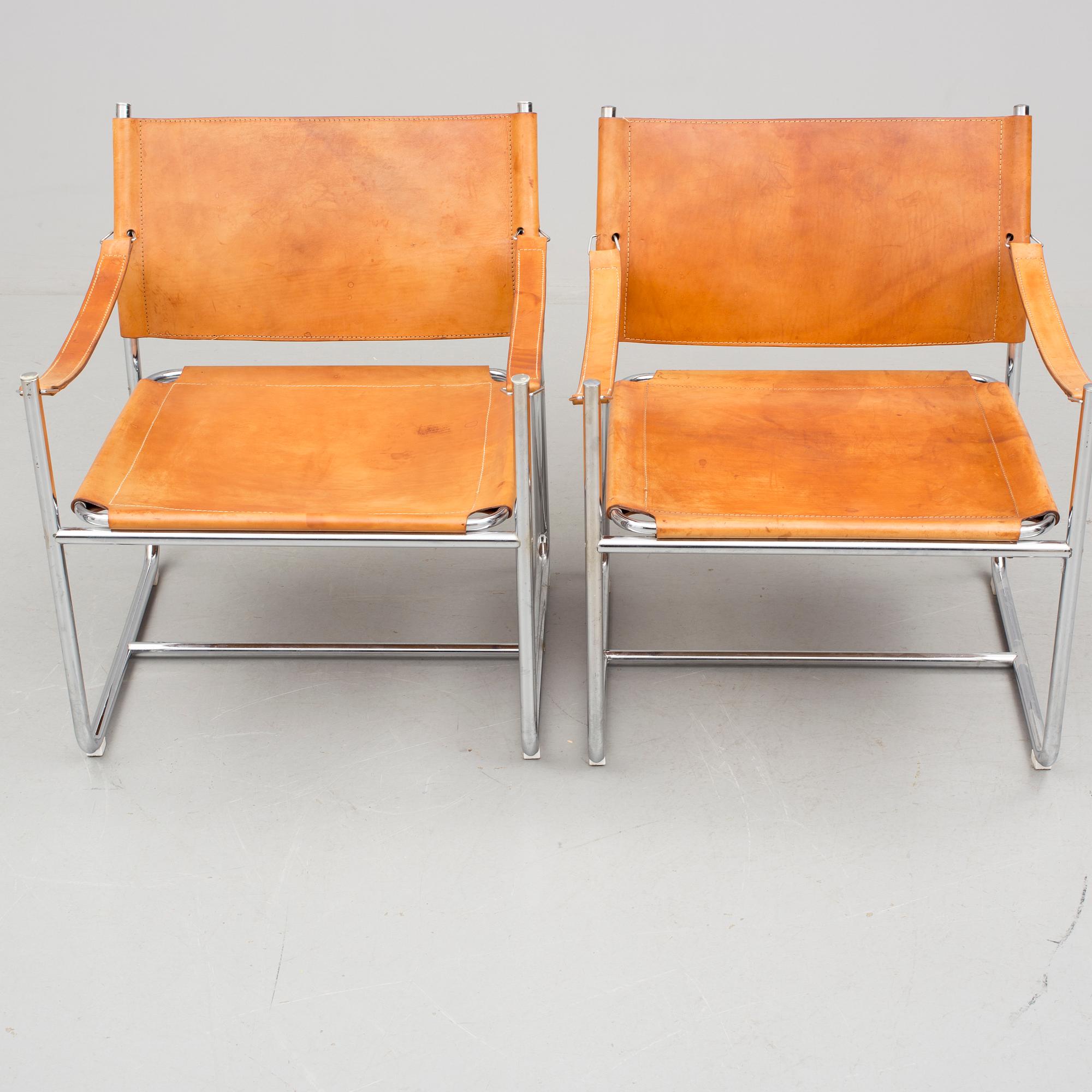KARIN MOBRING, karmstolar ett par, "Amiral", IKEA, 1970-tal.