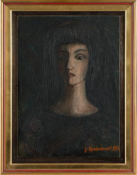 Simo Ruokokoski, "Tyttö hämärässä" (Flicka i mörkret).