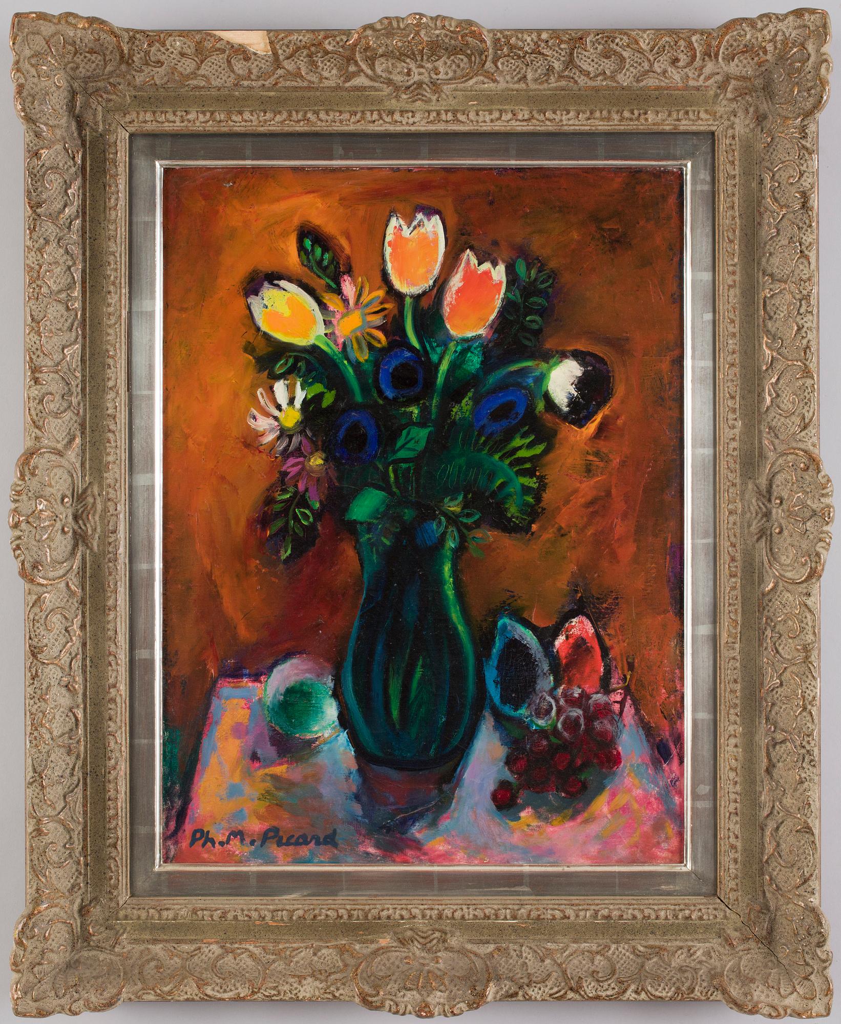 RENE PHILIPPE MARIE PICARD, olja på duk, sign, dat a tergo -52.