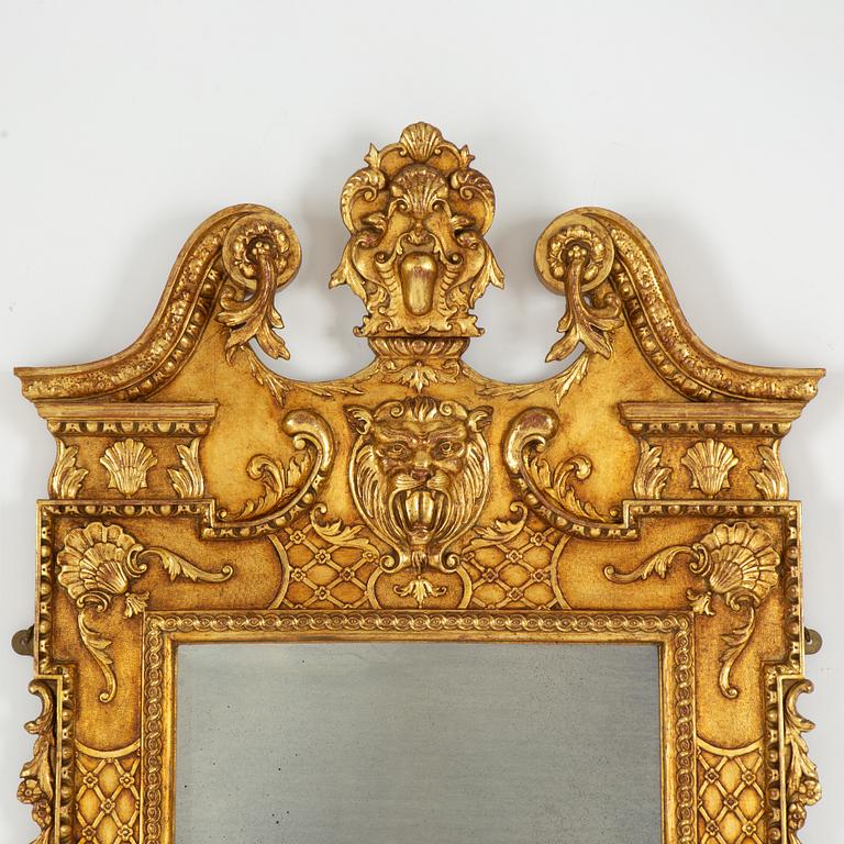 A Pair of Rococo-Style Mirrors, 20th Century.