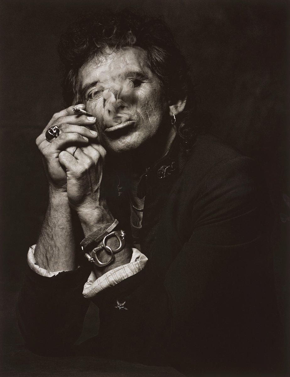 Albert Watson, "Keith Richards, New York City, 1988".