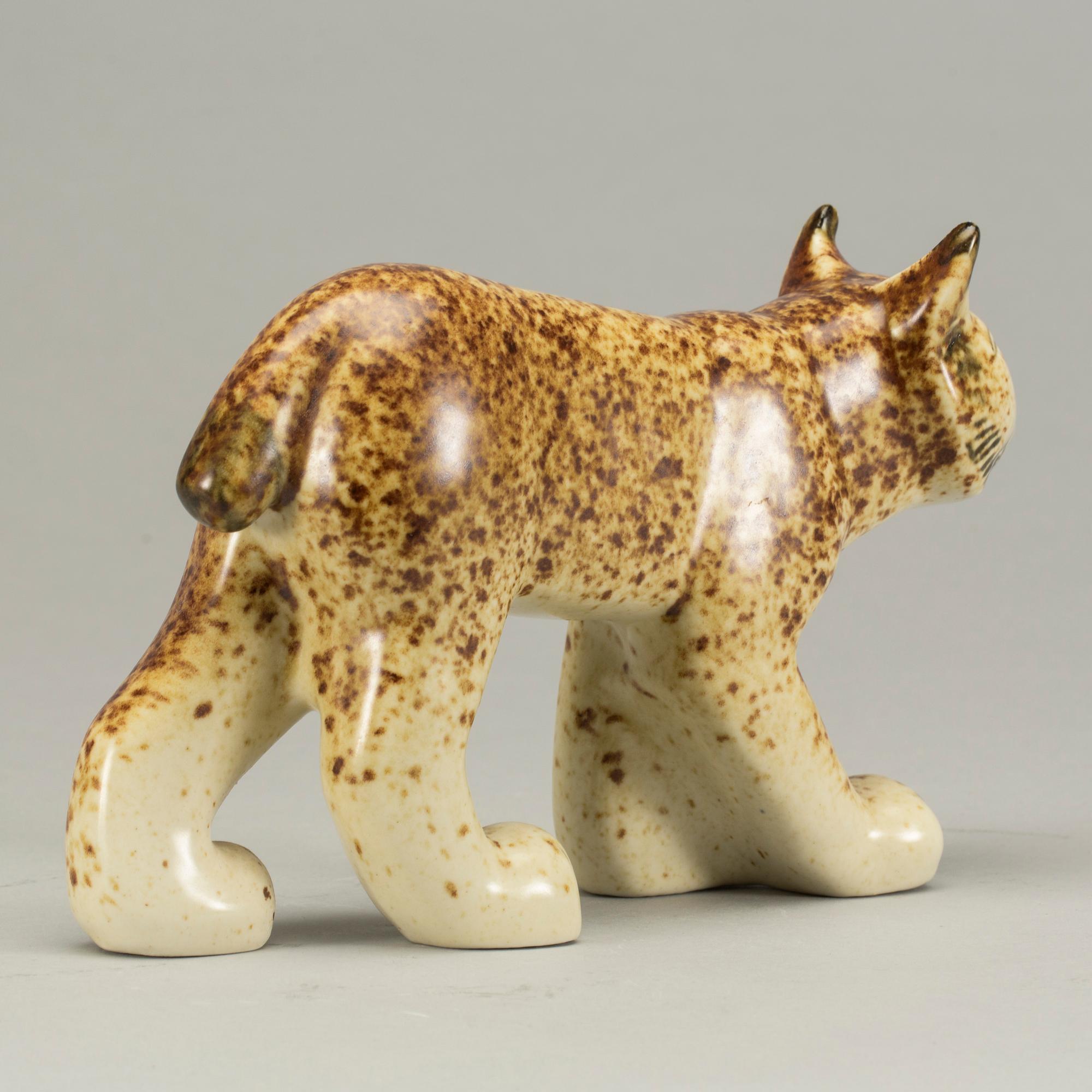 FIGURIN, stengods, Lisa Larson, Gustavsberg för WWF.