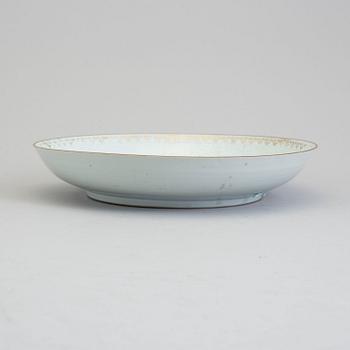 A 'bianco sopra bianco' dish, Qing dynasty, Qianlong (1736-95).