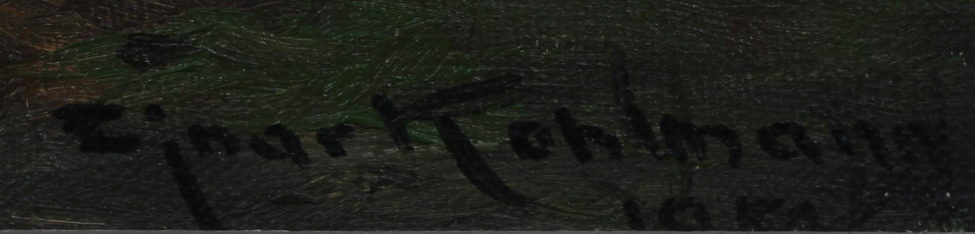 EJNAR KOHLMANN, olja på duk, sign.