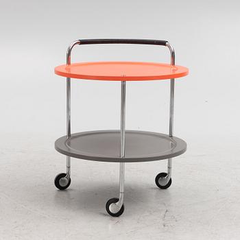 A serving trolley, late 20th Century.