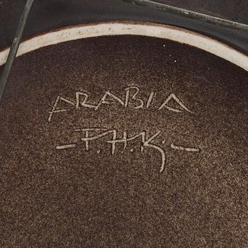 Friedl Holzer-Kjellberg, A stoneware dish, signed ARABIA -F.H.Kj.-.