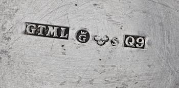 PARTI SILVER, 5 delar, vikt 409 g.