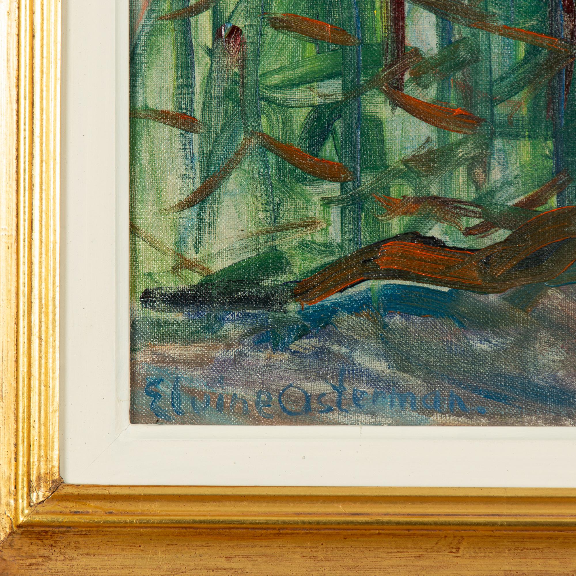 Elvine Osterman, Coast with Sailing Boats.