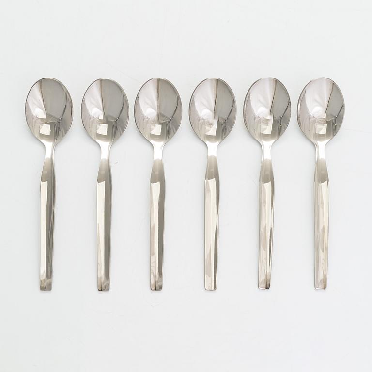Tapio Wirkkala, a 20-pcs steel set of 'Caravelle' cutlery for Hopeakeskus Oy Finland.