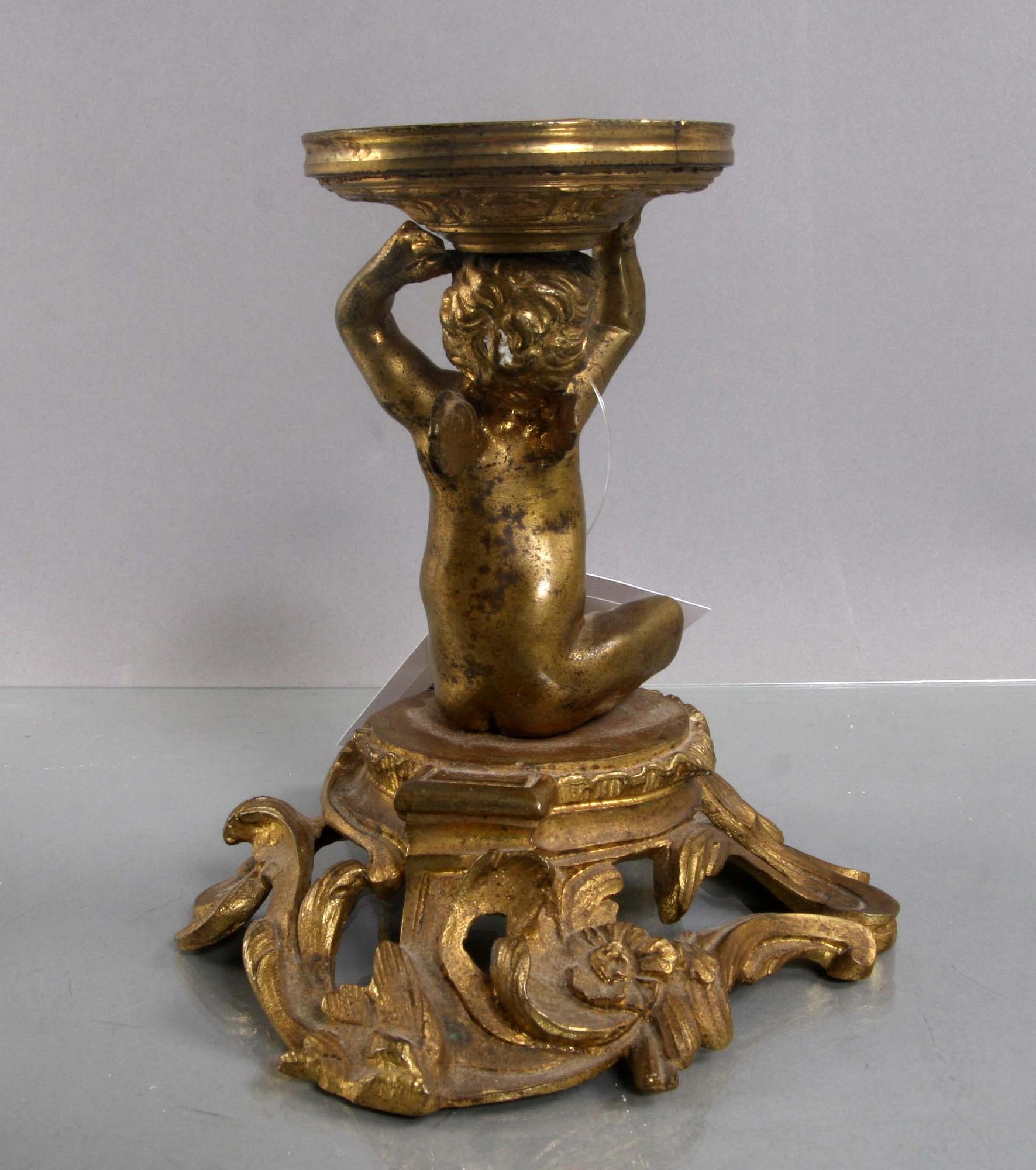 BORDSUPPSATS, brons, nyrokoko, 1800-tal.