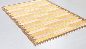 Hjördis Jansson, a carpet, flat weave, ca 244 x 170 cm. Signed HJ KH.